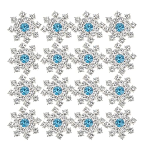 SEWACC 30Stücke Strass Anhänger Charms DIY Haarnadel Brosche Zubehör für Hochzeit Geburtstag Partydekoration Flache Rückseite Vielseitig Einsetzbar für Schmuck und Bastelprojekte von SEWACC