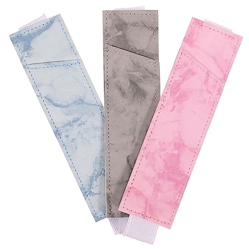 SEWACC 3stücke Stifteetui Mit Elastischem Band Für Notizbuch Leder Stifthalter Mit Gummiband Stifttasche Zum Ordnen Und Schützen Für Journal Und Tagebuch von SEWACC