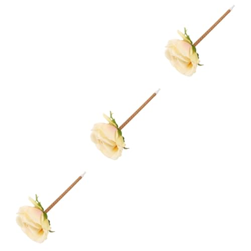 SEWACC 3st Kugelschreiber Zum Muttertag Dekorativer Kugelschreiber Zarter Kugelschreiber Dekorativer Stift Blumenstraußstift Blumenkugelschreiber -schreibstift Yellow Seidentuch von SEWACC