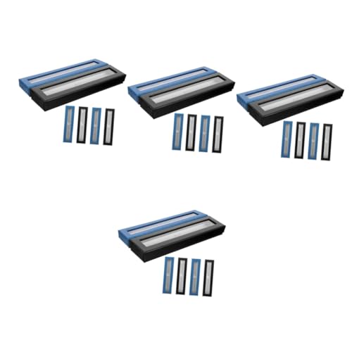 SEWACC 4 Sätze Teiliges Stiftebox Aus Robustem Papier Mit Transparentem Sichtfenster Vielseitige Aufbewahrung Für Kugelschreiber Und Schreibgeräte Praktische Elegante 6 Stück * 4 von SEWACC