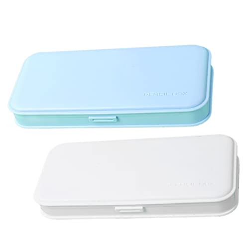 SEWACC 4 Stück Schreibwaren-Box pädiprotect schutzzelt kleiderboxen aufbewahrung Pen transparentes Federmäppchen Aufbewahrungsboxen für Schreibwarenetui Aufbewahrungsbox für von SEWACC