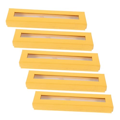 SEWACC 5 Stücke Bleistift Box Fenster Leichte Stift Display für Urlaub Sharing von SEWACC