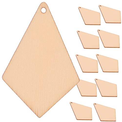 SEWACC 50 Stück Teiliges Geometrisches Holzohrringe Lässiges Ohrzubehör für Frauen und Mädchen Party Ohrringe Verschiedenen Formen Langlebige Casual Jewelry Ohrdekoration von SEWACC