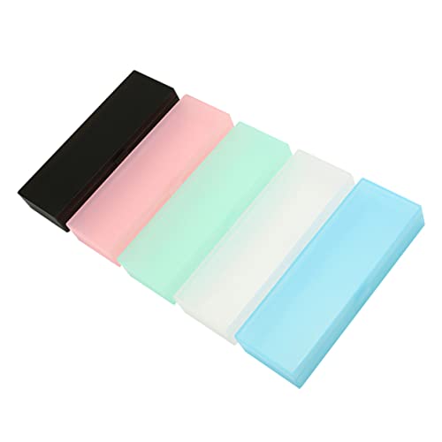 SEWACC 5St Etui kunststoffboxen plastikbox stiftekoffer federkästchen federmape stifte Box Pencil Box kalemlik Box für stifte schreibwaren Set praktisches Federmäppchen klarer Stifthalter von SEWACC