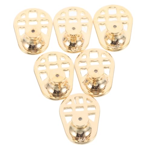 SEWACC 6 Stück Große Sichere Ohrstecker Ohrstecker Heber Stopper Für Ohren DIY Verriegelung Für Männer Ohrringe Hängende Schwere Ersatz Metallstabilisatoren Heber von SEWACC