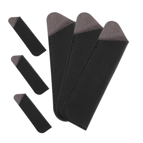 SEWACC 6 Stück Teiliges Leder Stiftetui Federhalter Schutztasche Tragbare Federtasche Leicht und als Stift für Schule Büro Alltag von SEWACC