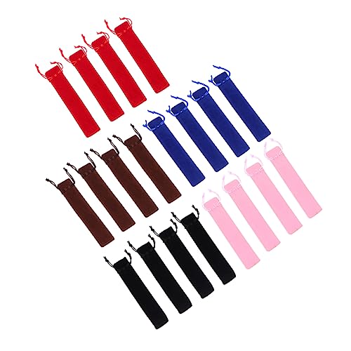 SEWACC 60 STK Federmäppchen Mit Kordelzug Kugelschreibertasche Stifthalter Kugelschreiberhalter Geschenktüten Für Stifte Stiftverpackungshülle Bleistiftbeutel Mit Kordelzug Flanell von SEWACC