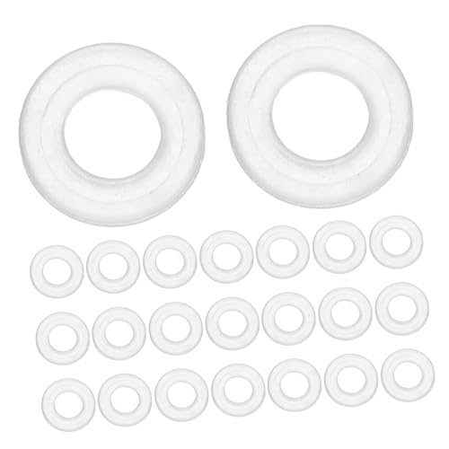 SEWACC 60 Stück Ohrclip Polster aus Klarem Silikon rutschfeste O-förmige Ohrclipschutzpads für Frauen und Mädchen ohne Ohrloch Druckentlastend und Komfortabel für Ganztägiges Tragen von SEWACC