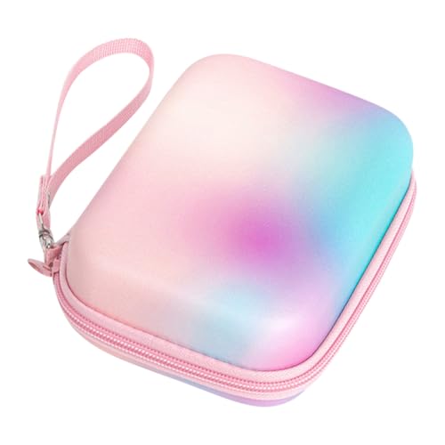 SEWACC Antistossfester Bunter Printer Organizer Reise Elektronik Tasche mit Mehrlagigen Fächern Leichter Tragbarer Aufbewahrungskoffer Kompatibel für Mini Link Drucker von SEWACC