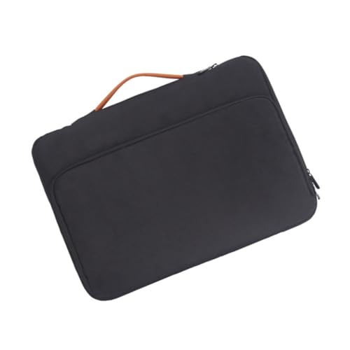 SEWACC Business Laptop Aktentasche Handliche Notebook Tasche Stoßfest Leichtgewichtiger Computertragetasche für Büro und Alltag Schwarz von SEWACC
