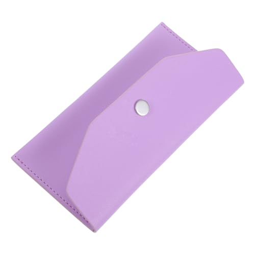 SEWACC Budget-geldbörse Für Damen Wiederverwendbarer Pu-geldumschlag Mit Knopfverschluss Für Geld Quittungen Schecks Karten Geeignet Für Hochzeiten Geburtstage Und Täglichen Gebrauch von SEWACC