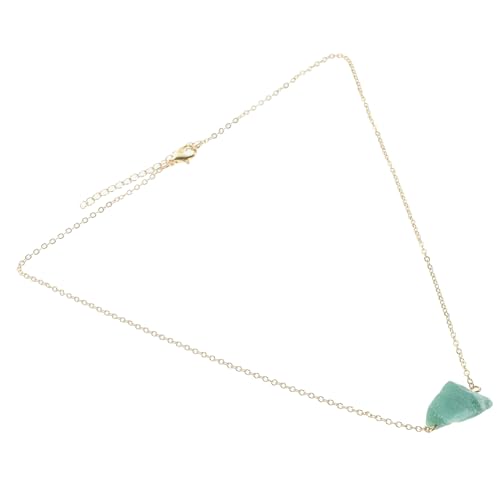 SEWACC Delikate Kristallsteinkette mit Verschleißfestem Steinanhänger Handgefertigt Modisches Schmuckstück für Damen Natürlicher Edelstein Anhänger Stilvoll und Langlebig Zufälliger Stil von SEWACC