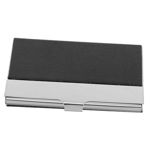 SEWACC Edelstahl Visitenkartenetui mit Großem Fassungsvermögen Robuster Metallkartenhalter Kompakte Leichte Business Kartenbox für Reisen und Tägliche Nutzung Praktischer Kartenorganizer von SEWACC