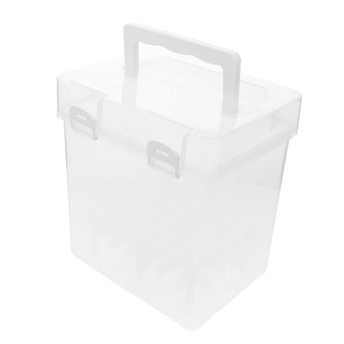 SEWACC Fächer Transparenter Stift Organizer Tragbarer Markerhalter für Künstler Studenten und Hobbys für Projekte und Outdoor Skizzen von SEWACC