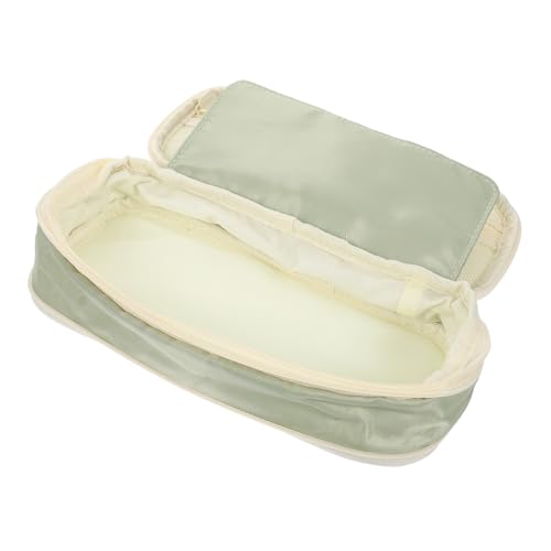 SEWACC Niedliche Federmäppchen Make-up-Pinsel Aufbewahrungsbox Schreibwaren Organizer Große Bleistifttasche Reißverschluss von SEWACC