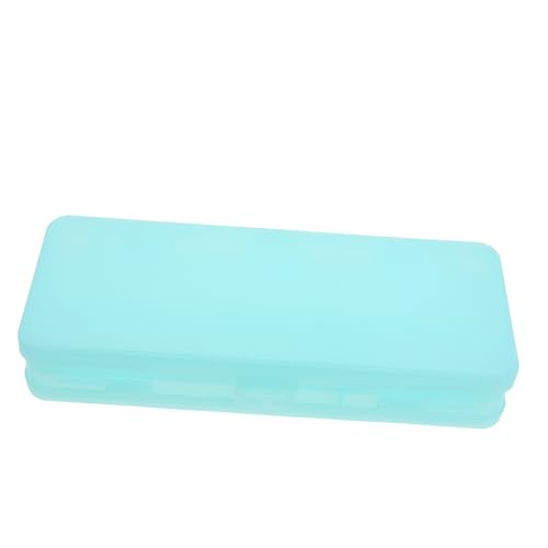 SEWACC Große Doppelschichtige Federmappe mit Transparent Mattem Design Großer Stifteorganizer für Erwachsene Robuster Aufbewahrungskasten mit Doppelkammer für Schule und Bürobedarf von SEWACC