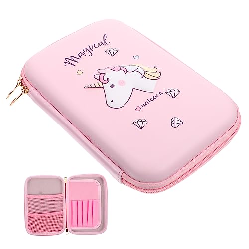 SEWACC Bleistift-aufbewahrungsbox Mit Reißverschluss Organizer-schreibwarenetui Für Schüler Praktische Aufbewahrungstasche Aus Zuverlässigem Material Leicht Und Kompaktes Mäppchen von SEWACC