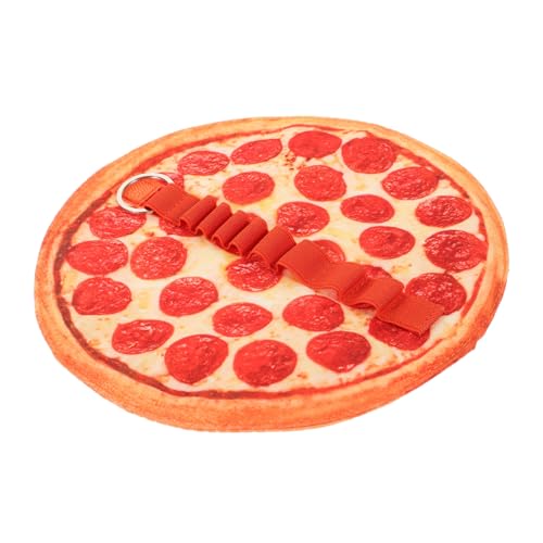 SEWACC Großes Canvas Federmäppchen Pizza Aufrollbar Stifteset Stifthalter Langlebig Verschleißfest für Stifte Bleistifte und Schreibwaren Praktisches Rollmäppchen für Schule und Büro von SEWACC