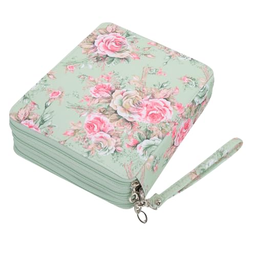 SEWACC Großes Federmäppchen mit Fächern Langlebiges Tragbares Zeichenpinsel etui mit Reißverschluss Robustes Stiftemäppchen für Schule Reise und Kunstbedarf Inkl Praktischem Trageband von SEWACC