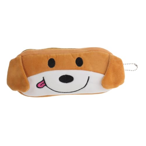 SEWACC Großes Plüsch Federmäppchen mit Reißverschluss Cartoon Stiftebox für Weiches Schreibwarenetui Multifunktionale Kosmetiktasche Süße Aufbewahrungstasche für Schule und Alltag von SEWACC