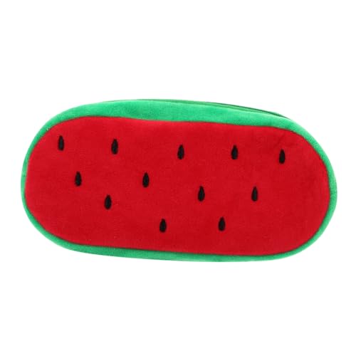 SEWACC Großes Plüsch Federmäppchen mit Reißverschluss Niedliche Schreibwaren Tasche für Mädchen Geräumiges Stiftemäppchen Cartoon Stil Vielseitiges Kosmetiktäschchen für Schule und Büro von SEWACC