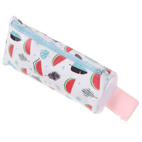 SEWACC Großes Wiederverwendbares Stiftmäppchen aus Langlebigem Leder mit Großer Kapazität Niedliche Zahnpasta Form Tragbare Federtasche für Stifte Bleistifte Lineale für Schule und Büro von SEWACC