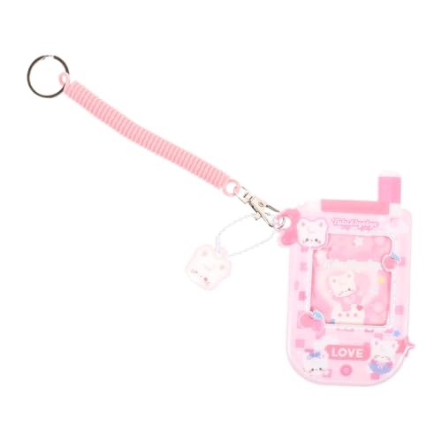 SEWACC Süße Cartoon Kunststoff Kartenhülle mit Abnehmbarem Lanyard Vertikale Ausweishalter für Schüler und Büroangestellte für Campus und Buskarten PVC Langlebig von SEWACC