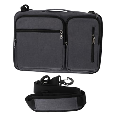 SEWACC Laptop Schultertasche Wasserabweisend Handlich mit Mehreren Reißverschlussfächern und Stoßfestem Innenfutter für Herren und Damen Business Notebooktasche Crossbody von SEWACC