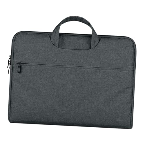 SEWACC Laptoptasche Dunkelgrau Tragbare Business Aktentasche aus Strapazierfähigem Stoßfest und Kratzschutz Passend für Macbook Air Notebooks von SEWACC