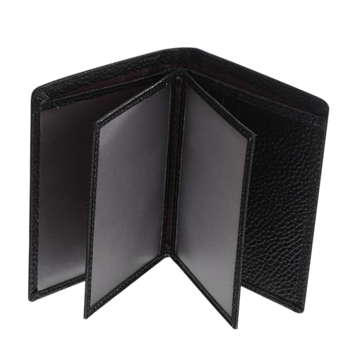 SEWACC Leder Kartenetui für Führerschein und Bankkarten Kompakter Multi Cards Organizer mit Sicherem RFID Schutz Schlanke Kartenetui Tasche für und Damen für Reisen und Alltag von SEWACC