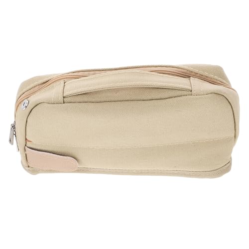SEWACC Multi-funktions Federmäppchen Aus Canvas Großer Kapazitäts Stiftebeutel Für Schule Und Zuhause Leichte Und Praktische Stifte Aufbewahrungstasche Khaki SEWACC Multi-funktions Federmäppchen Aus Canvas Großer Kapazitäts Stiftebeutel Für Schule Und Zuhause Leichte Und Praktische Stifte Aufbewahrungstasche Khaki von SEWACC
