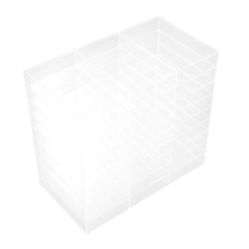 SEWACC Multifunktionaler Stiftehalter Fächern Transparente Aufbewahrungsbox Für Marker Stifte Und Bürobedarf Für Schule Büro Und Kreative Projekte von SEWACC