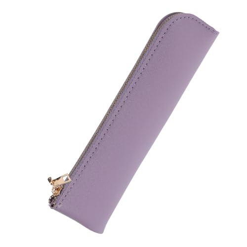 SEWACC PU Federmäppchen Stifttasche mit Reißverschluss Multifunktionales Mäppchen in Retro Design Großes Stifteetui für Büro Schule Makeup und Reise Stilvoll und Robust in Lila SEWACC PU Federmäppchen Stifttasche mit Reißverschluss Multifunktionales Mäppchen in Retro Design Großes Stifteetui für Büro Schule Makeup und Reise Stilvoll und Robust in Lila von SEWACC