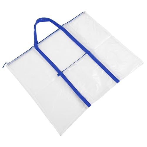 SEWACC Poster Board Aufbewahrungstasche mit Reißverschluss Langlebige PVC Malpapier Tasche mit Großem Fassungsvermögen Strapazierfähiger Organizer für Zeichenbretter und Poster mit von SEWACC