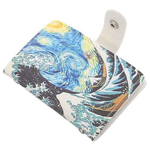 SEWACC Praktische Kartenetui PU Leder Kartenetui Multifunktionale Kreditkartenhülle Leichtes Portemonnaie Kompaktes Für Damen Herren Reise und Alltag von SEWACC