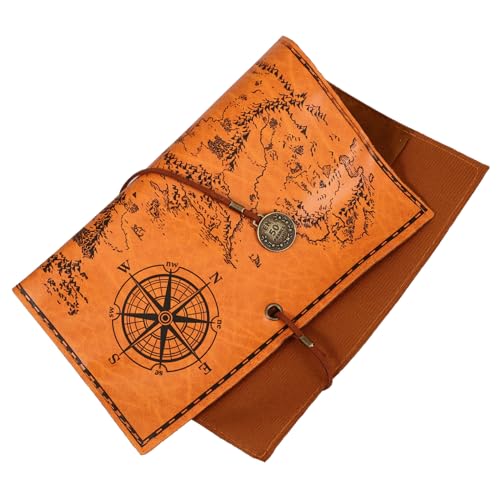 SEWACC Retro Stil Federmäppchen aus Robustem Canvas Leder Stifttasche Großem Fassungsvermögen Praktischer Stifte Organizer zum Aufrollen Tragbares Pencil Roll Up Case für Schule und Büro von SEWACC