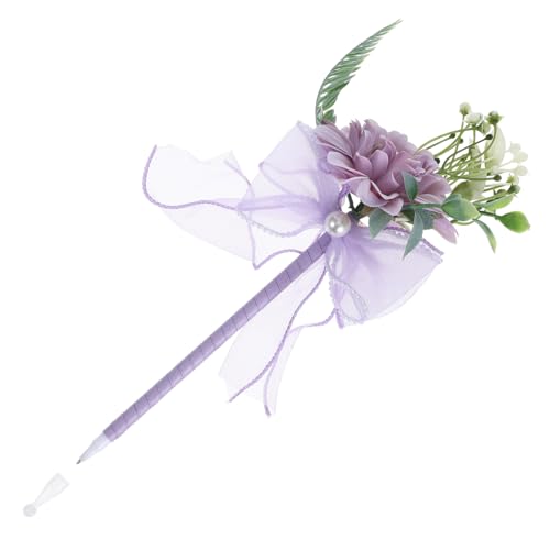 SEWACC Stiftgriff Blumenstrauß Kugelschreiber Gefälschter Blumenstrauß Dekorativer Schreibstift Für Freunde von SEWACC