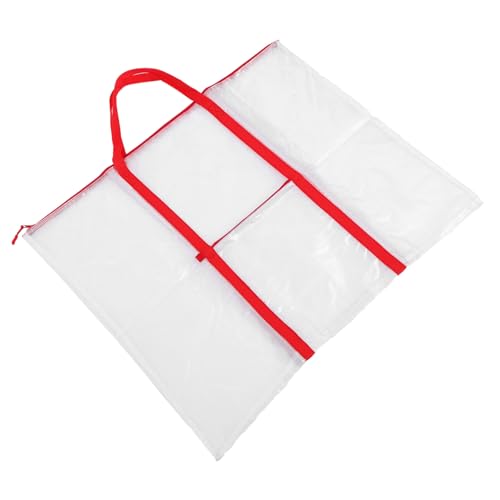 SEWACC Tragbare Aufbewahrungstasche für Malpads mit Robustem Tragegriff Reißfest Transparentes Material zur Übersichtlichen Organisation von Kunstwerken und Malutensilien für Reisen und von SEWACC