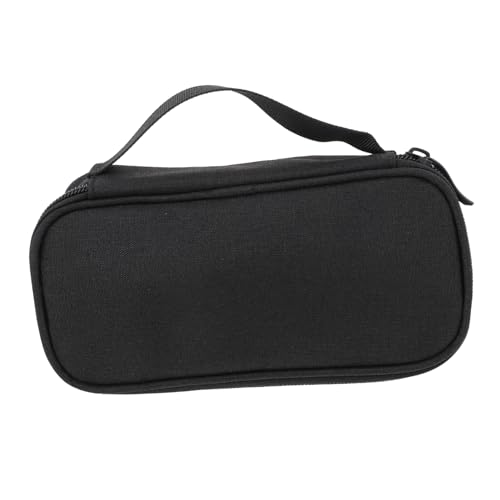 SEWACC Tragbare Datenkabel Organizer Tasche für Kopfhörer und Zahnbürsten Mehrzwecktasche für Reisen und Alltag Komfortables Material Schwarz von SEWACC