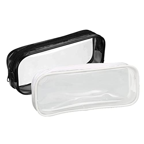 SEWACC Tragbares Federmäppchen Zier Pouch Reißverschluss Große Stifttasche Für Schreibwaren Make-up Taschen Zier von SEWACC