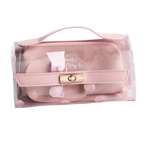 SEWACC Transparentes Federmäppchen mit Großer Kapazität Kreatives Schlichtes Design Vielseitige Aufbewahrungstasche für Kosmetik und Schreibwaren Tragbar Leicht für Frauen und Mädchen von SEWACC