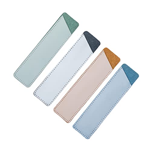 SEWACC Vintage Echtes Leder Federmäppchen Handgefertigte Stiftetasche mit Schutzfunktion Stilvolle Schreibwarenhülle Nebelwachsblau für Schule und Büro Robust und von SEWACC