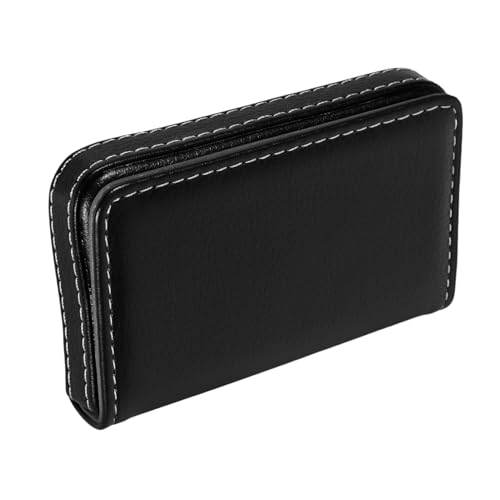 SEWACC Visitenkartenetui aus und Kunstleder Robuster Kartenhalter für Id und Kreditkarten mit Elegantem Design für Desktop oder Unterwegs von SEWACC