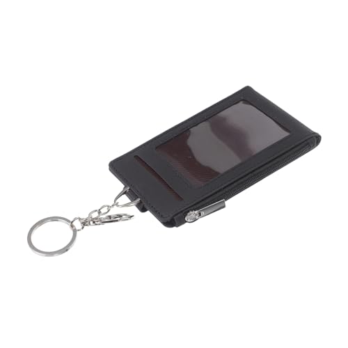 SEWACC Wasserfeste PU Kartenhülle mit Schlüsselanhänger Multifunktionaler Kartenhalter für Arbeit Bus und Zugangskarten Business Card Holder für Praktischer Schutz und Organisation von SEWACC
