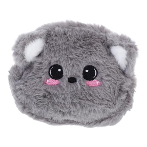 SEWACC Weiches Flauschiges Koala Plüsch Münzgeldbörsen Täschchen mit Kartenfach Kleiner Leichter Aufbewahrungsbeutel für Geeignet für Reisen und Täglichen Gebrauch von SEWACC