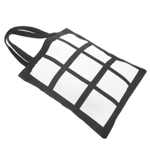 SEWACC Wiederverwendbare Baumwolltasche mit Tragegriff Robuste Stofftragetasche Kleine und Einkaufstasche Langlebiger Bequemer Alltagsbeutel für Teenager und Erwachsene von SEWACC