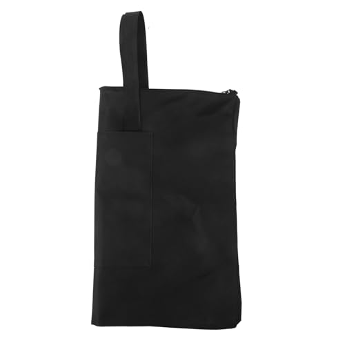 SEWACC wasserdichte Zeichenmappe aus Canvas Robuste Malertasche mit Reißverschluss Großer Stauraum für Zeichnungen und Kunstbedarf Tragbare Dokumententasche mit Tragegriff Schwarz von SEWACC