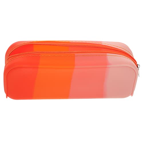 Silikon Bleistiftbeutel für Studenten Großer Stifthalter mit Ästhetischem Design Tragetasche für Schreibwaren für Schule und Farbgebung von SEWACC