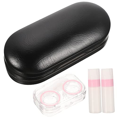 SEWOART Doppelseitiges Brillenetui-Set 2-in-1-linsenetui Für Brillen Weiches Schutzfutter Tragbares Design Kratzfest Auslaufsicher Pu-Material 21w01-set von SEWOART