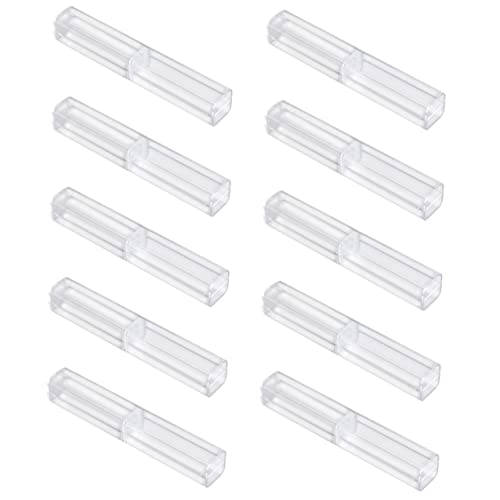 SEWOART 10 Transparente Stifteetuis Quadratische Stiftboxen Durchsichtige Bleistiftbehälter Für Schreibwaren Aufbewahrung Und Geschenkbox SEWOART 10 Transparente Stifteetuis Quadratische Stiftboxen Durchsichtige Bleistiftbehälter Für Schreibwaren Aufbewahrung Und Geschenkbox von SEWOART